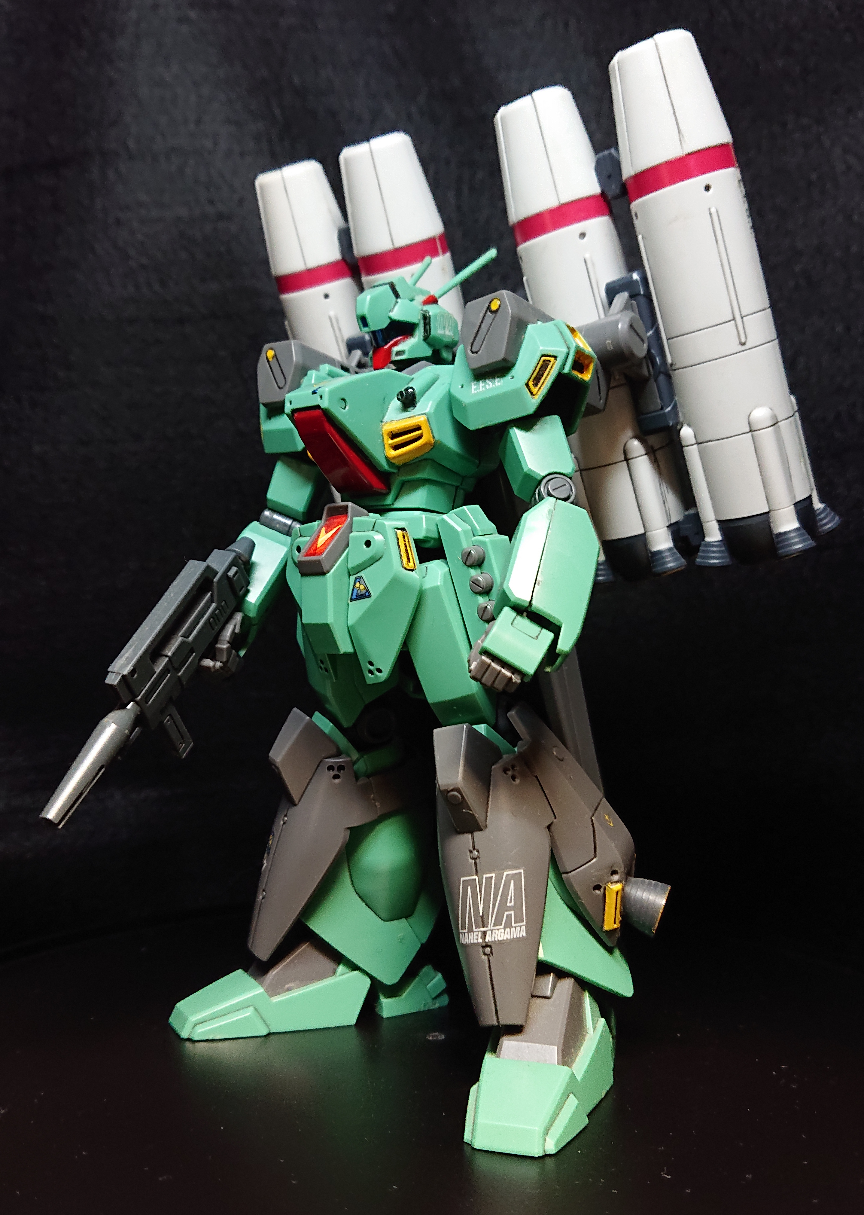 10_HGUC_プロトスタークジェガン: ほぼ1分で回るプラモビュー! ちょい